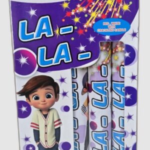La-La Mega Crackling Candle - 1 Piece/Box